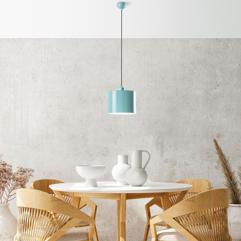 Opviq, Duz - Turquoise,Leuchter, Türkis, METALLKÖRPER, 20 x 20 x 25 - 110 cm