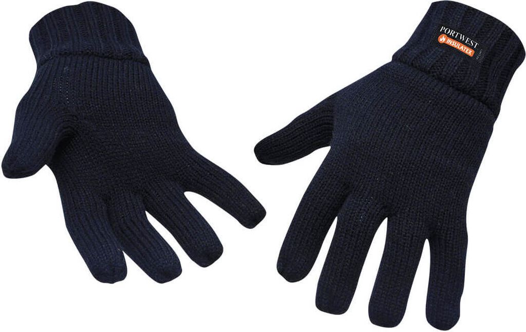 Portwest GL13 Strick-Handschuh mit Insulatex-Futter Navy