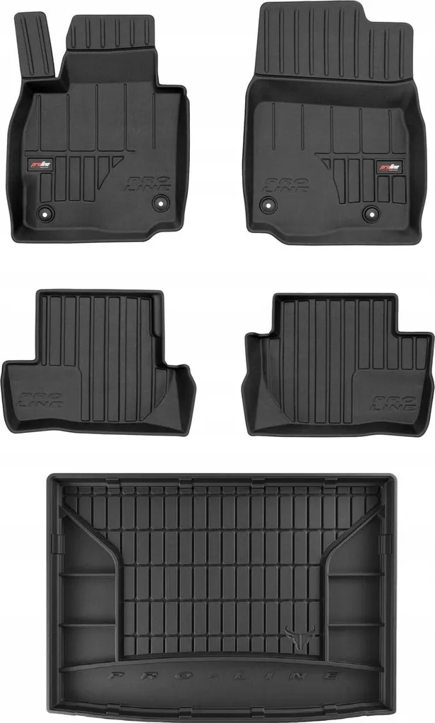 SET 4 Tappetini Gomma 3D Mazda MX-30 2020- | No Odori No Sporco