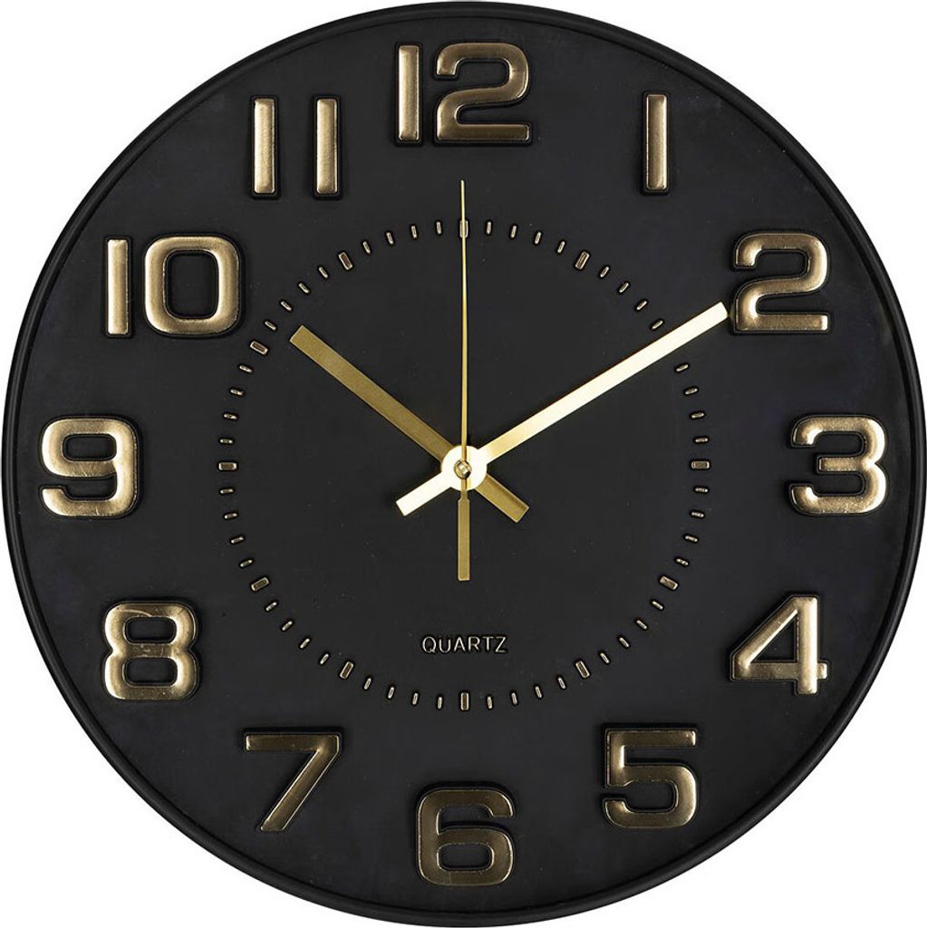 Eazy Living Wanduhr Ø 30 cm Jade Schwarz