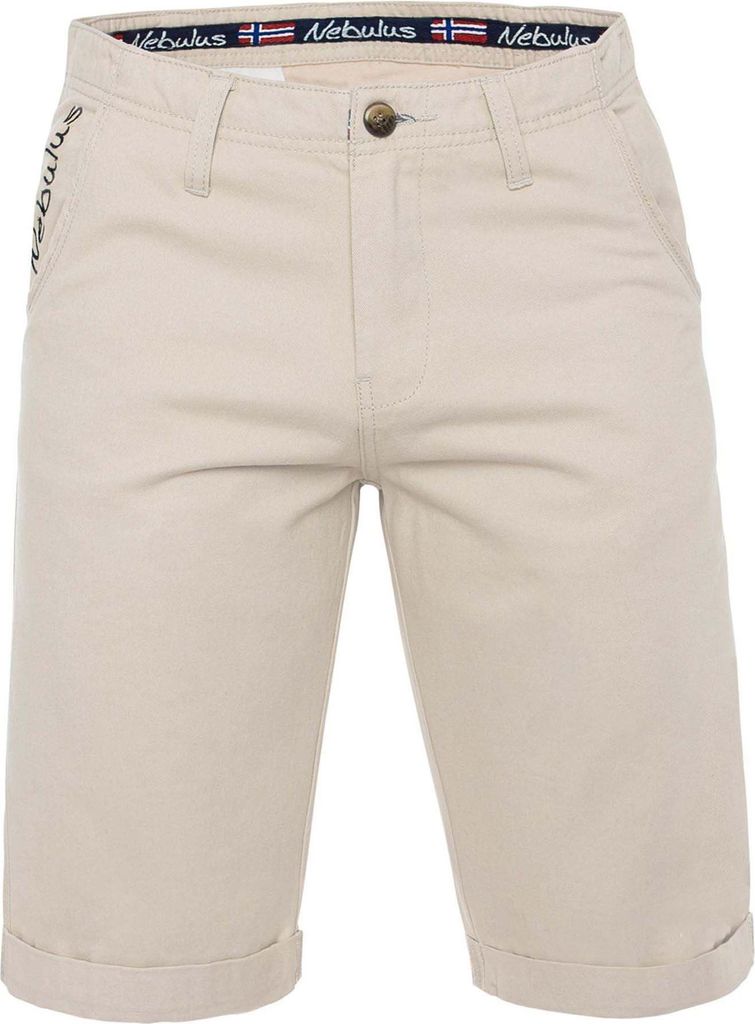 Nebulus Chino Short DEEP Herren, kurze Hose, Freizeit, Baden, Outdoor, Q2144 - Herren, beige, XXL