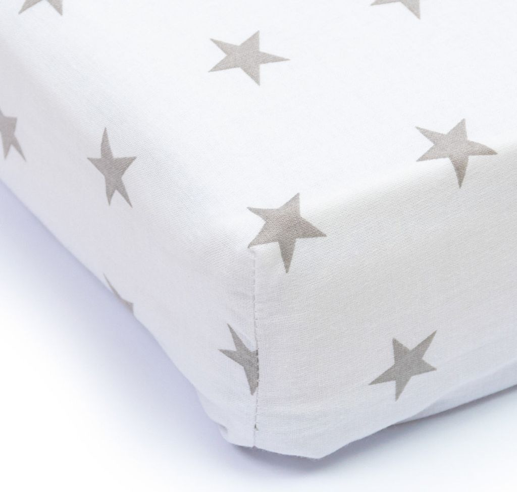 Amilian Spannbettlaken Spannbetttuch für Babybett Kinderbett 70x140 cm, 100% Baumwolle, fürs Baby, Bettwäsche Größe: 140x70 cm