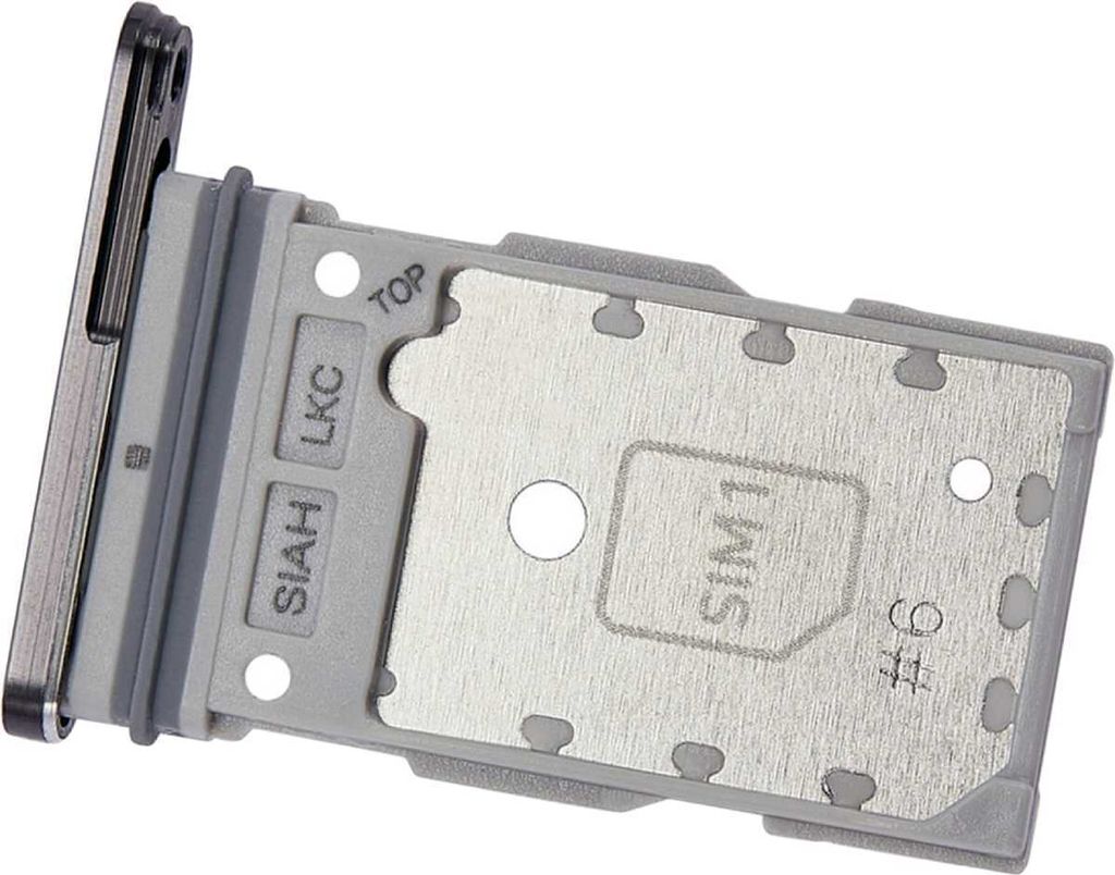 Simkartenhalter passend für Samsung Galaxy S23 Ultra (SM-S918B/DS), Dual-Nano-SIM, Original , Phantom Schwarz
