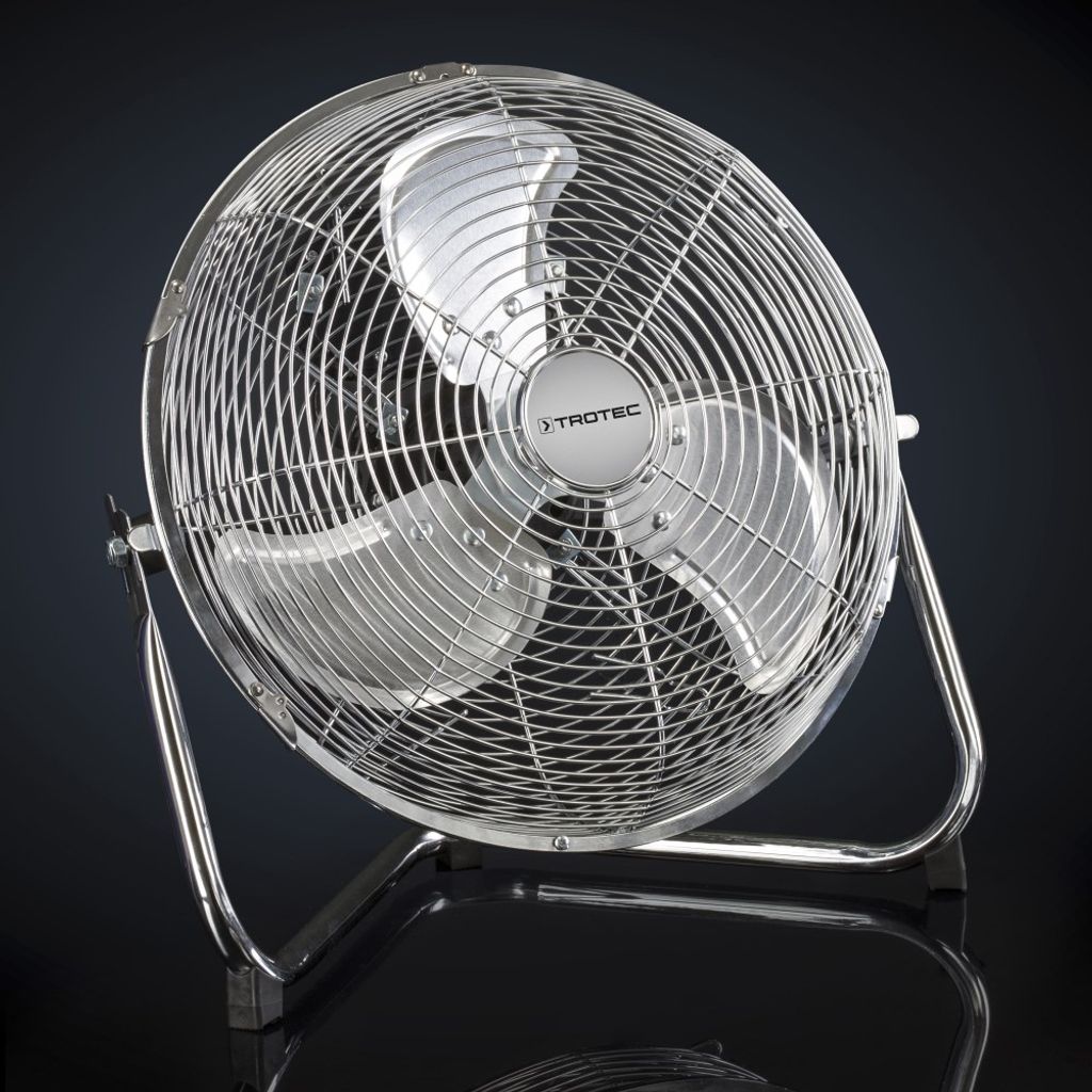 Ventilateur De Sol Rétro TROTEC TVM 12 - 37W, 3 Vitesses, Inclinable - Design Cuivré