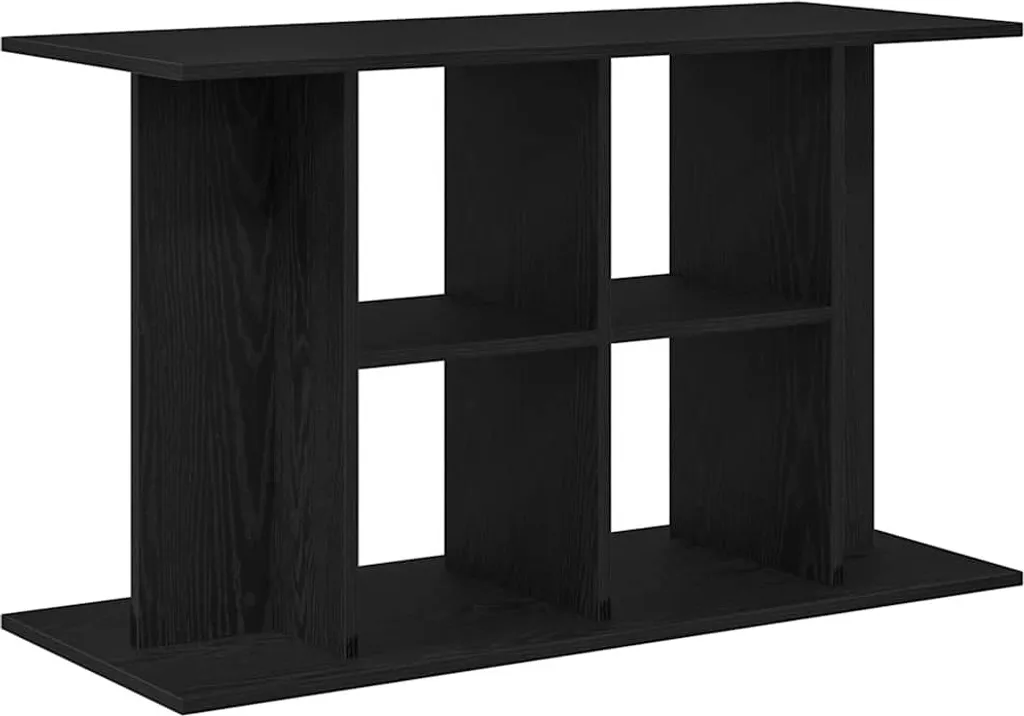 Base Acquario Professionale 100x40 cm Rovere Nero | Qualità vidaXL