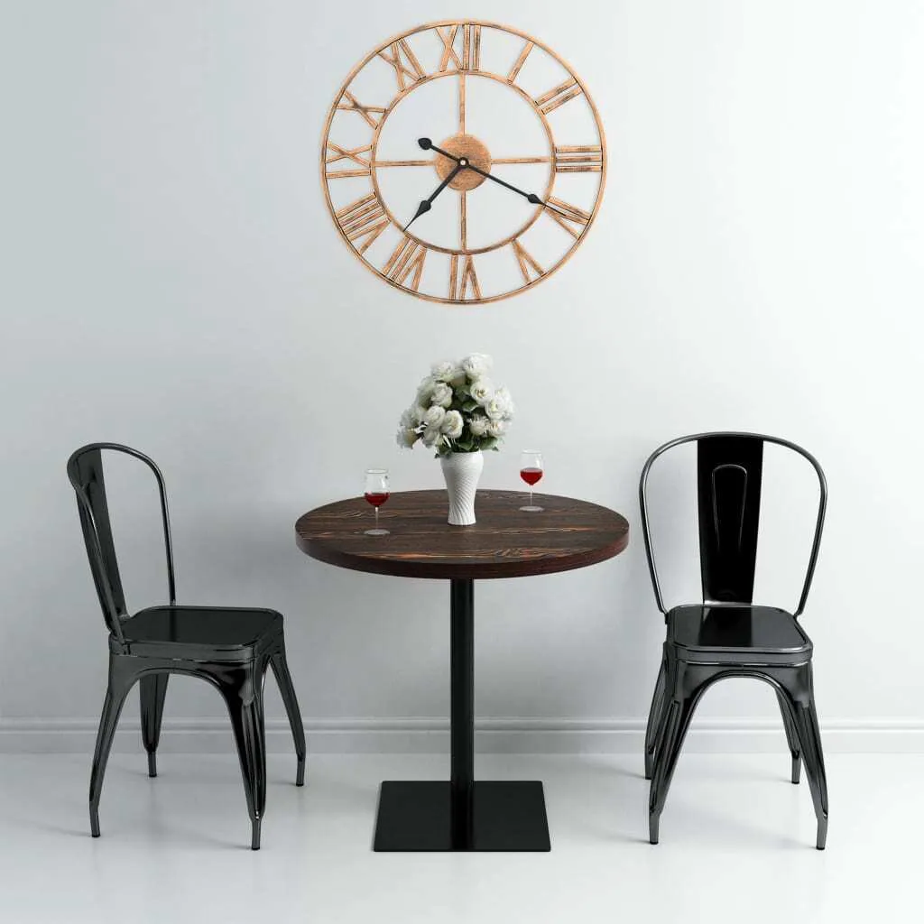 Horloge murale 40 cm en métal doré : une décoration murale sans reflet