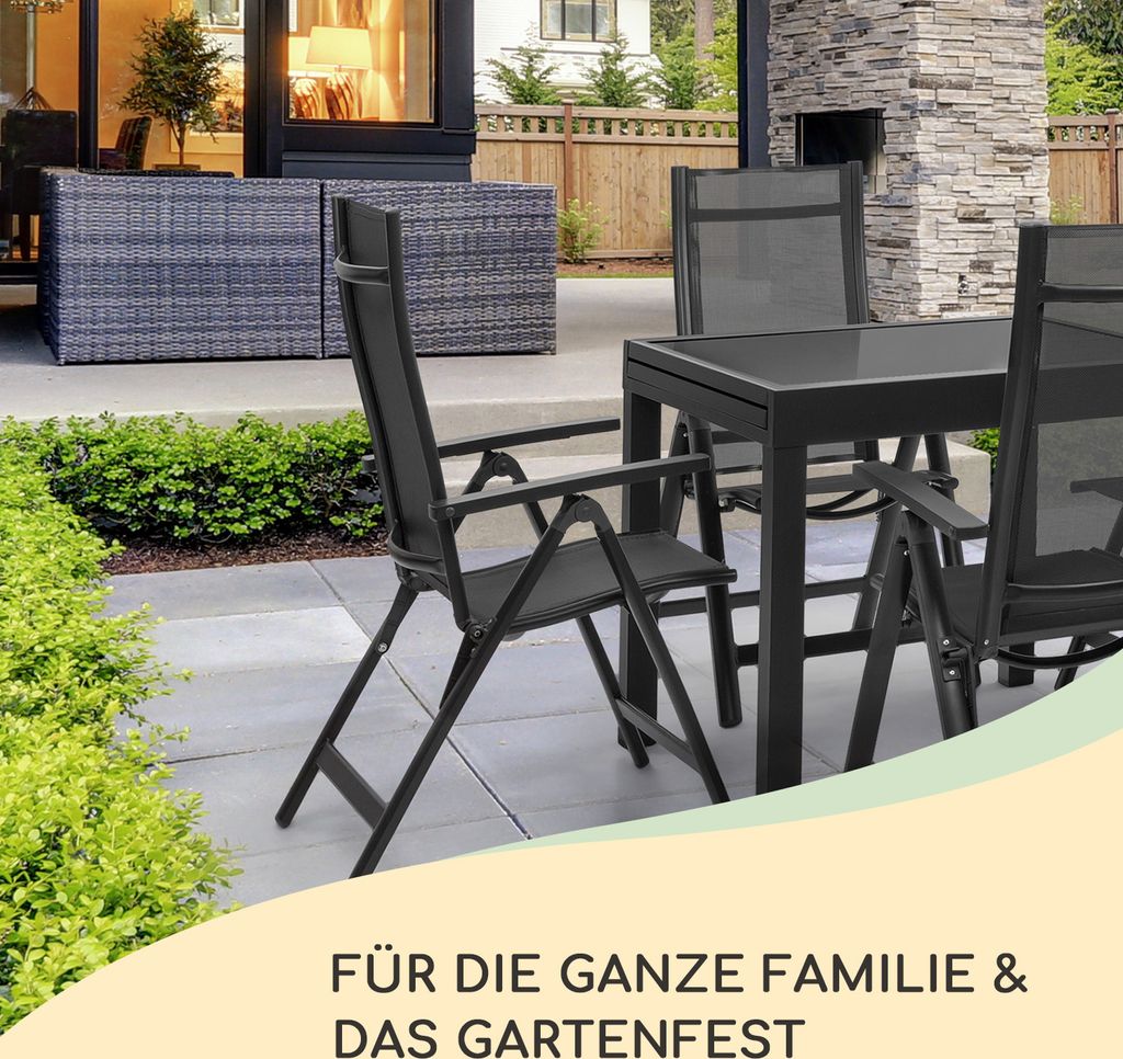 Homeoutfit24 Sylt Gartenstuhlauflagen Hochlehner, 1er Set,  Produktbild 6