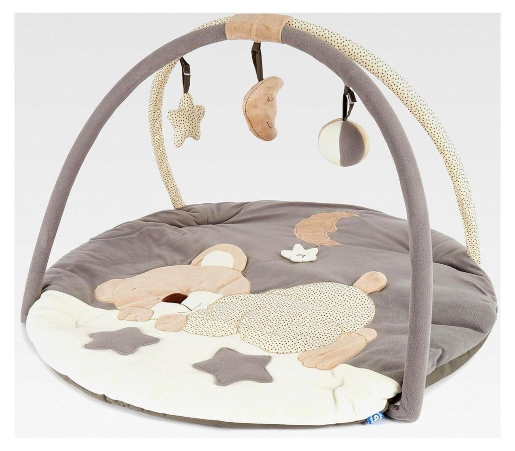 Krabbeldecke für Babys mit Spielbogen