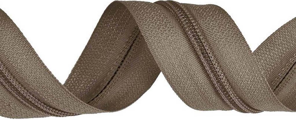 5m Endlos-Reißverschluss 3mm freie Farbwahl,810 braunbeige