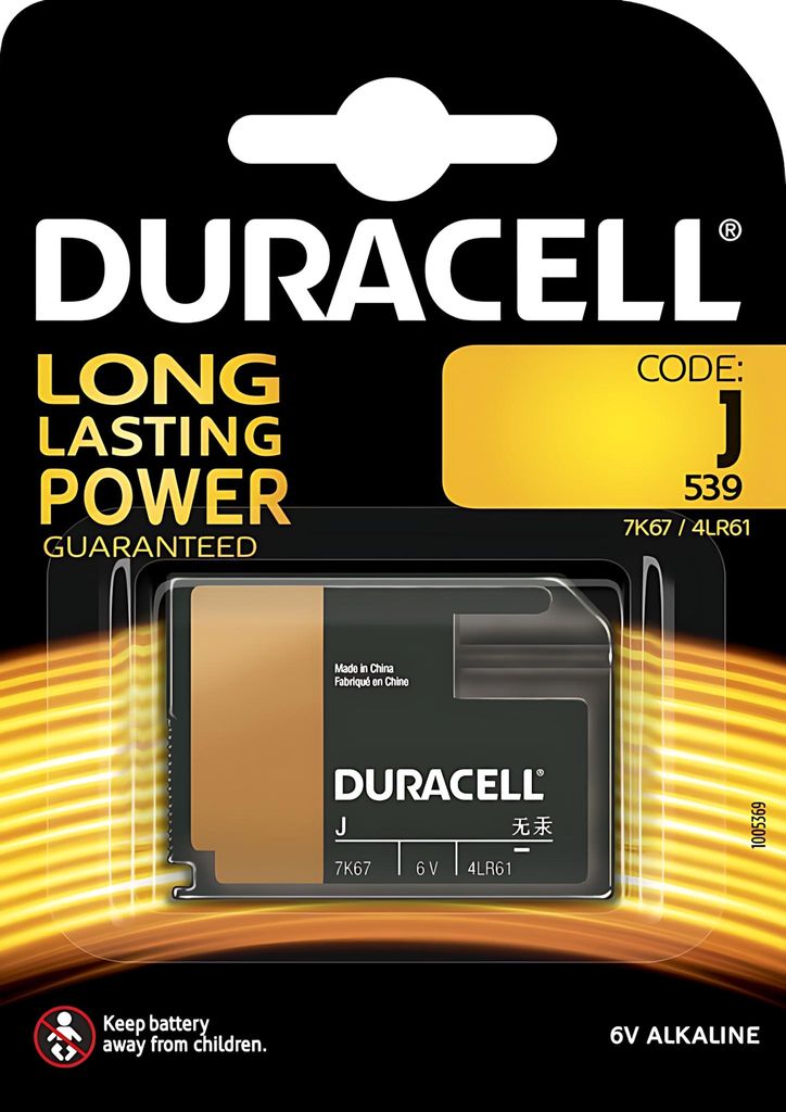 Duracell 4LR61 Blister / Alkalické 6V Obrázok produktu 