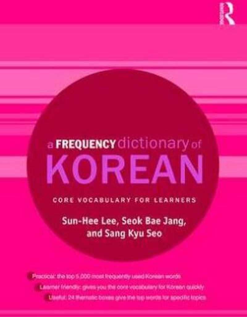 A Frequency Dictionary of Korean