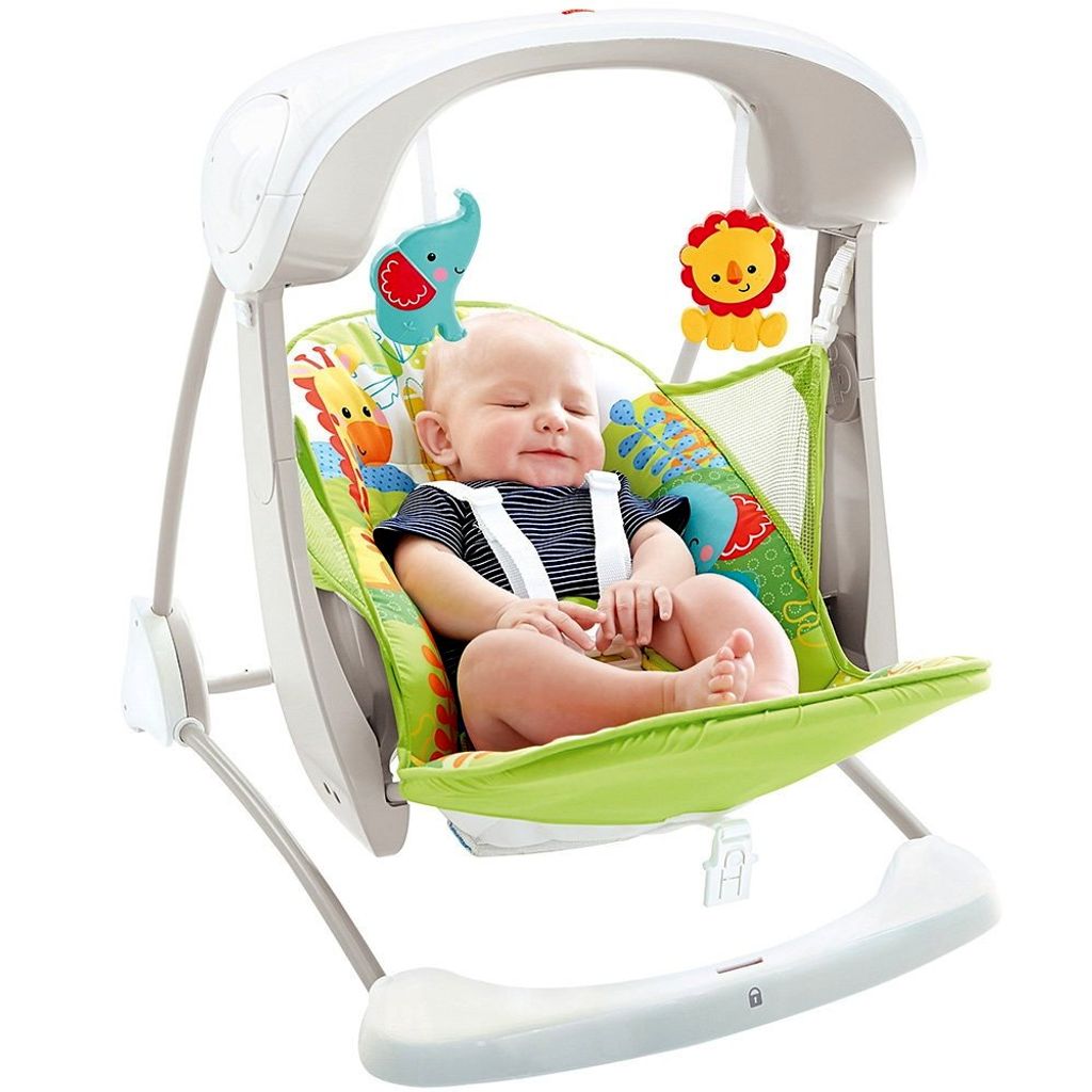 & Kindermöbel Babywippen Baby & Kind Babyartikel Baby Fisher-Price Basis Babywippe mit Vibration 