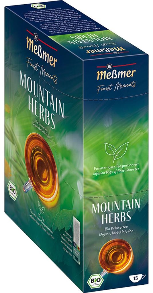 Meßmer  Mountain Herbs 15 Tassen Portionen Produktbild 