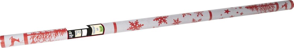 Pronappe 12x Papiertischdecke Rolle Damastprägung 6x1,18m Rot RD260681I