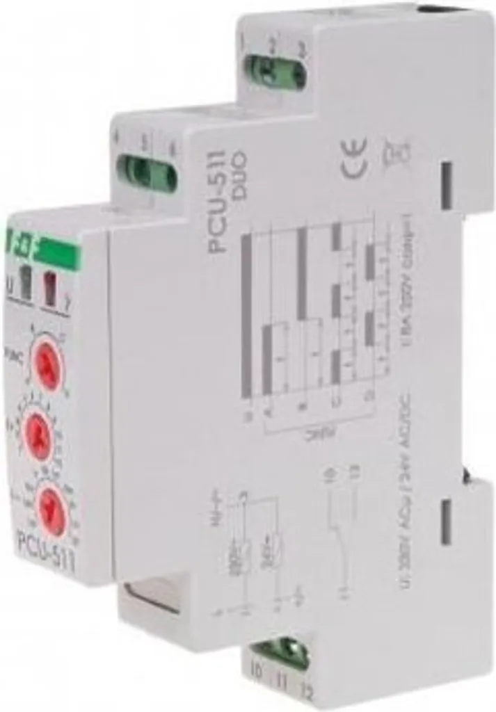 Relè Temporizzato PCU-511DUO F&F: Controllo Ciclico 8A per Quadri
