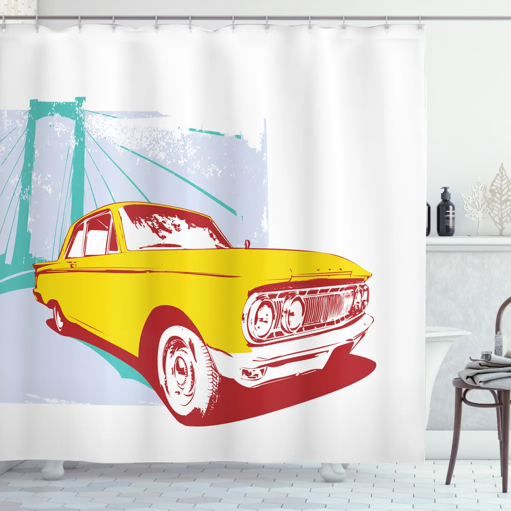 Grand Rideau de Douche 175 x 240 cm Idéal pour Baignoire et Douche
