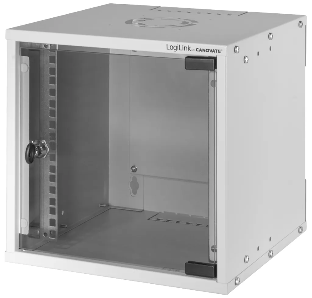 Distributore a parete LogiLink 10" SoHo montato 6 U grigio