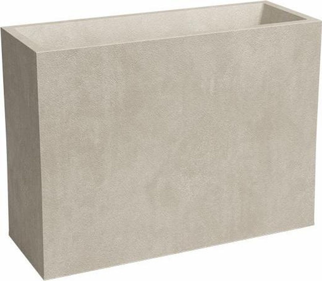 Jardinière - Plastique - Crème - 80 cm - 50 l - Sydney - Image du produit 