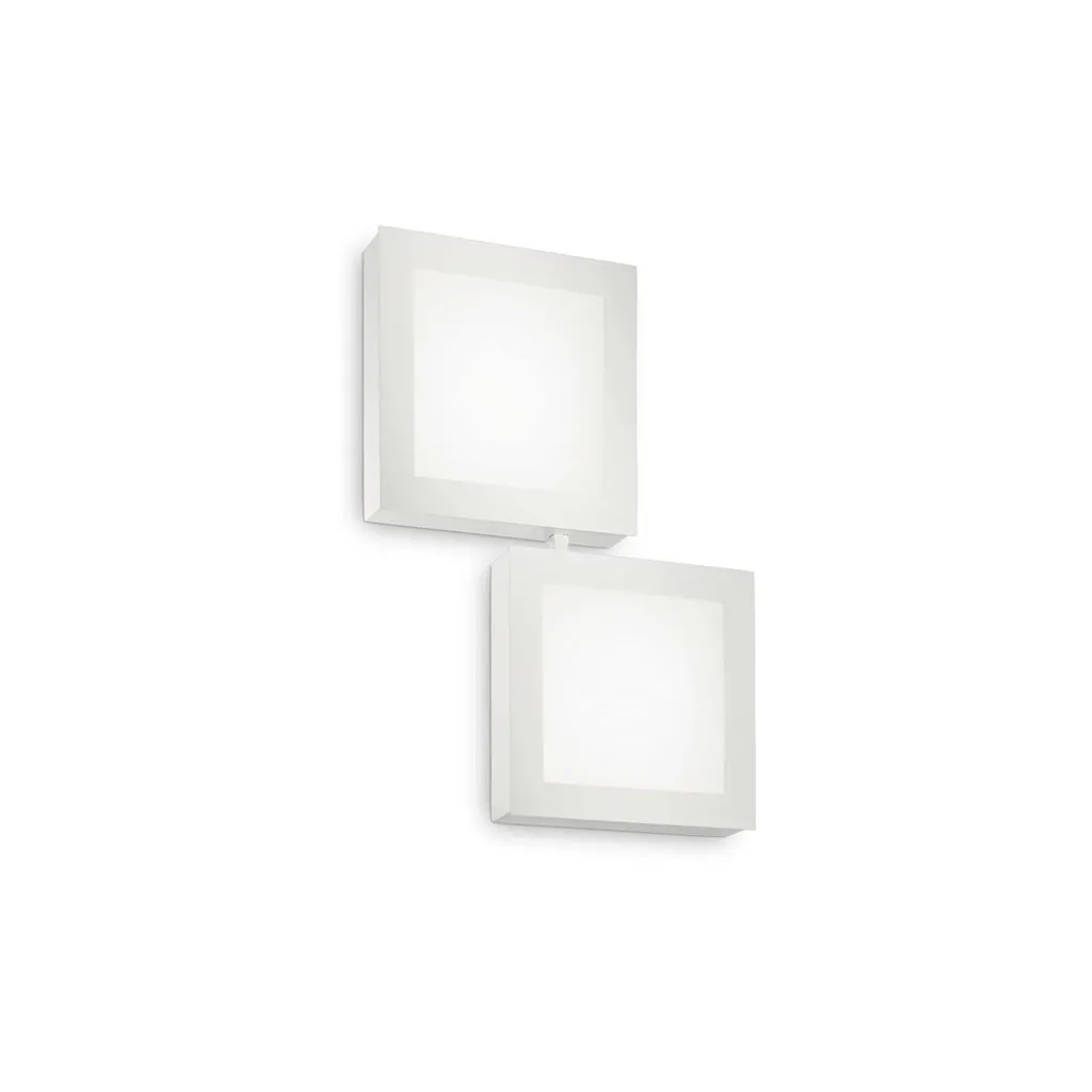 Applique murale blanche UNION à 2 ampoules pour un éclairage design chic