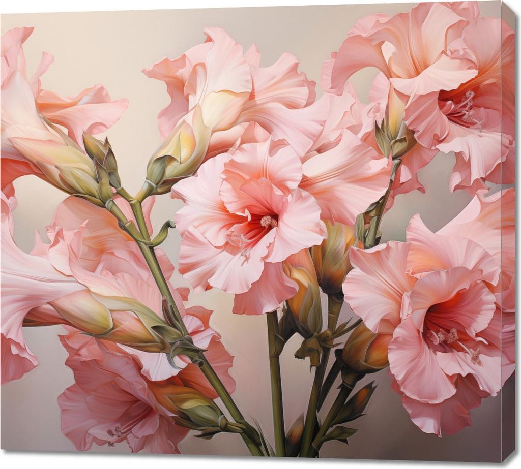 Bild 100x90cm Blumen-Symphonie