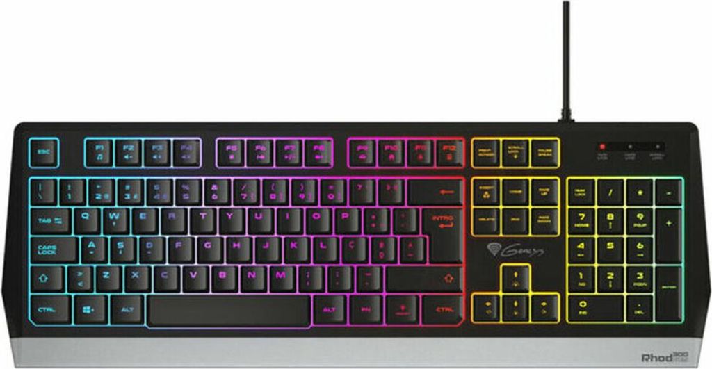 Gaming Tastatur Genesis NKG-1817 Qwerty Spanisch RGB Produktbild 