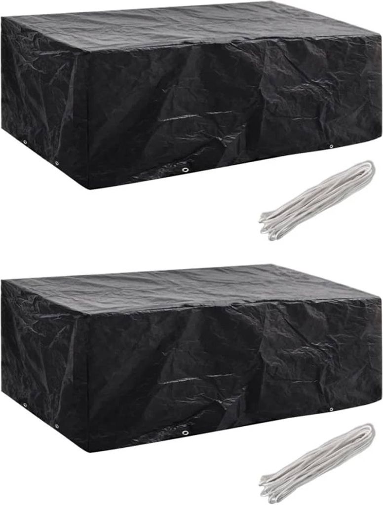 Maison Exclusive Gartenmöbel-Abdeckungen 2 Stk. 8 Ösen 200x160x70 cm