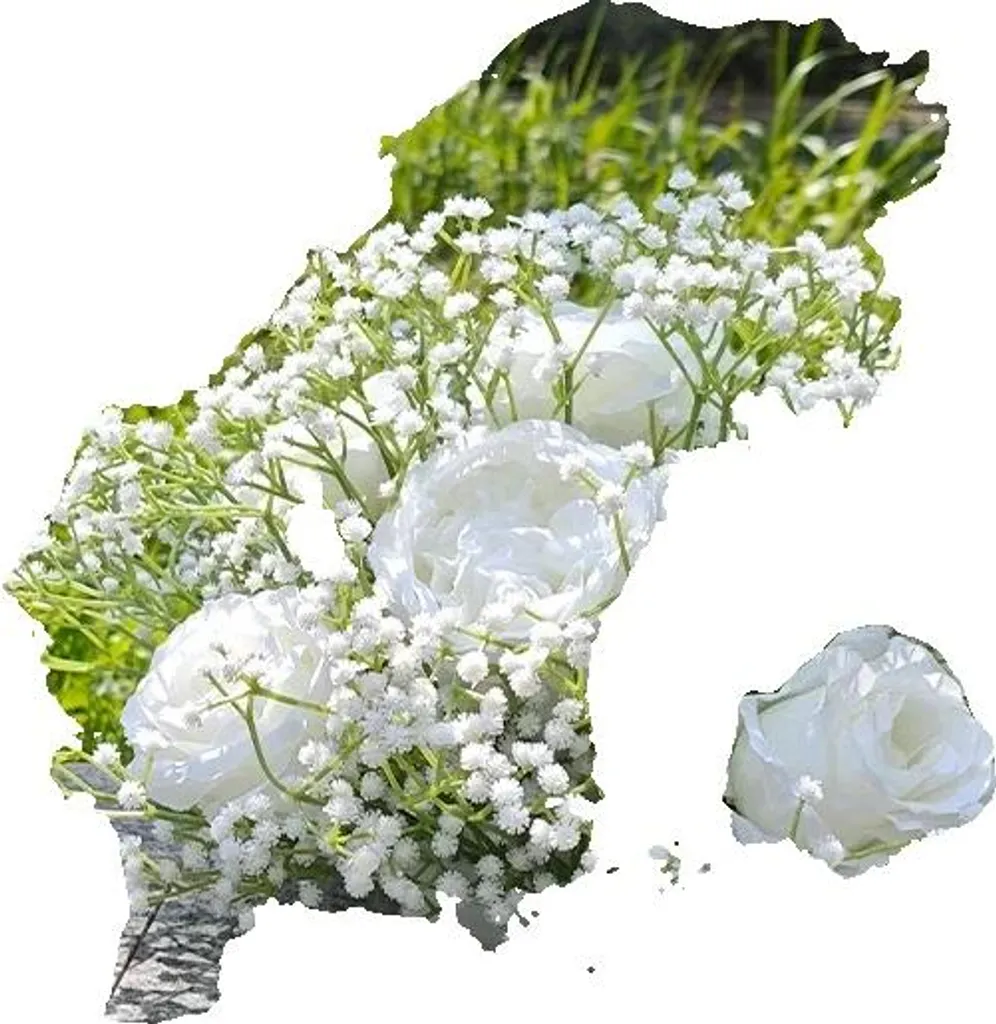 Solution florale artificielle durable pétales élégants pour tout décor B
