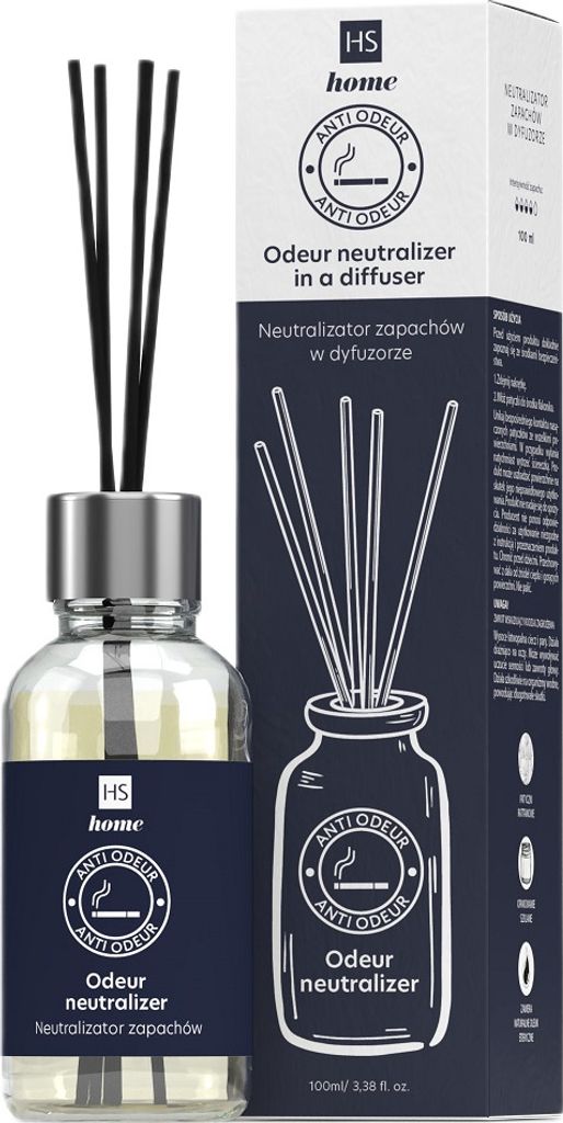 HiSkin Tabakgeruchsneutralisator im Diffuser, 100 ml