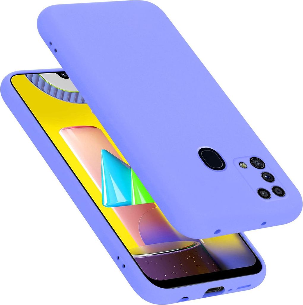 Cadorabo Schutzhülle für Samsung Galaxy M31 Hülle in Lila Handyhülle Case Cover TPU Etui