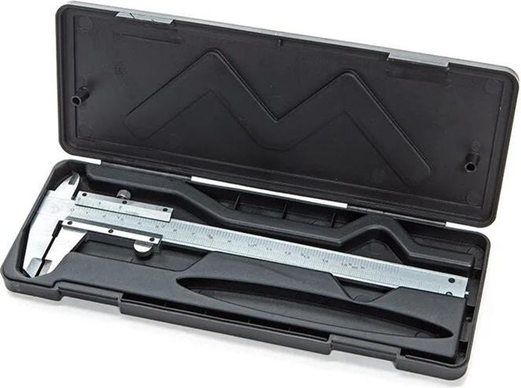 analoger Präzisions Messschieber 150 mm Schieblehre Schublehre mit Etui