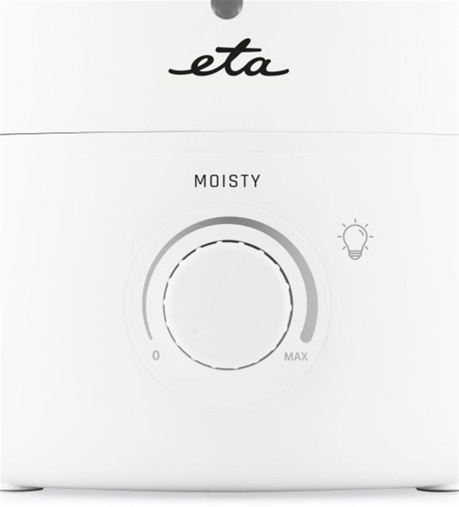ETA Humidifier | ETA362990000 MOISTY | 40 m³ | 25 W | Water tank capacity 5 L | Ultrasonic technology | White