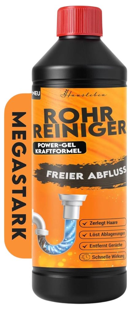 hausleben Abflussreiniger EXTRA STARK 1x1000ml – Produktbild 
