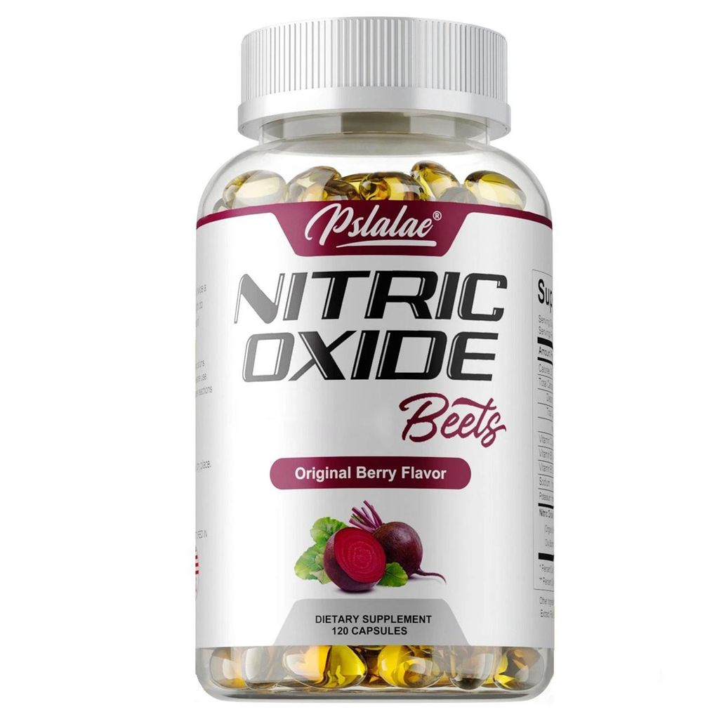 Nitric Oxide (120 Kapseln) Nahrungsergänzungsmittel, Herz, Blutdruck, Kreislauf, Herzgesundheit, Energie, Ausdauer