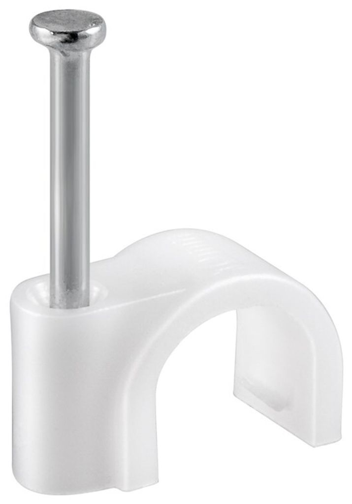 goobay clip per cavo bianco 10 mm (100 pezzi) Immagine del prodotto 