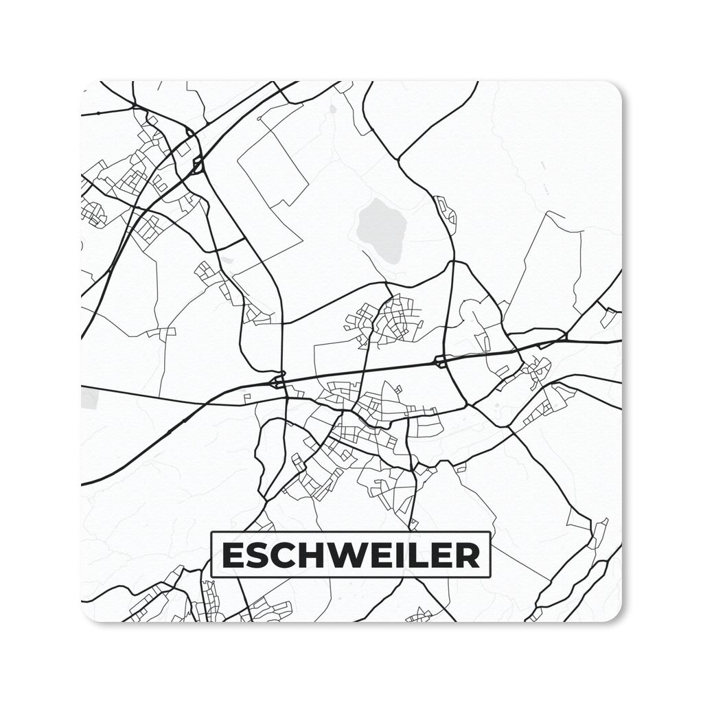 MuchoWow® Mauspad Mousepad Eschweiler - Stadtplan - Karte Produktbild 