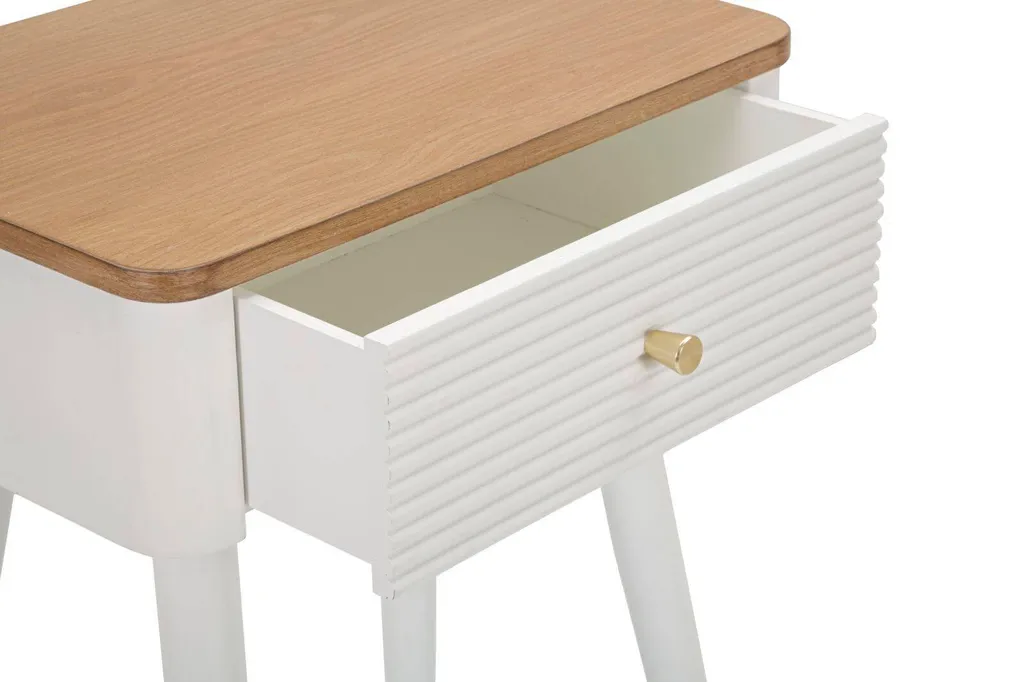 Table de chevet gain de place Matera pour optimiser le rangement lit - 3