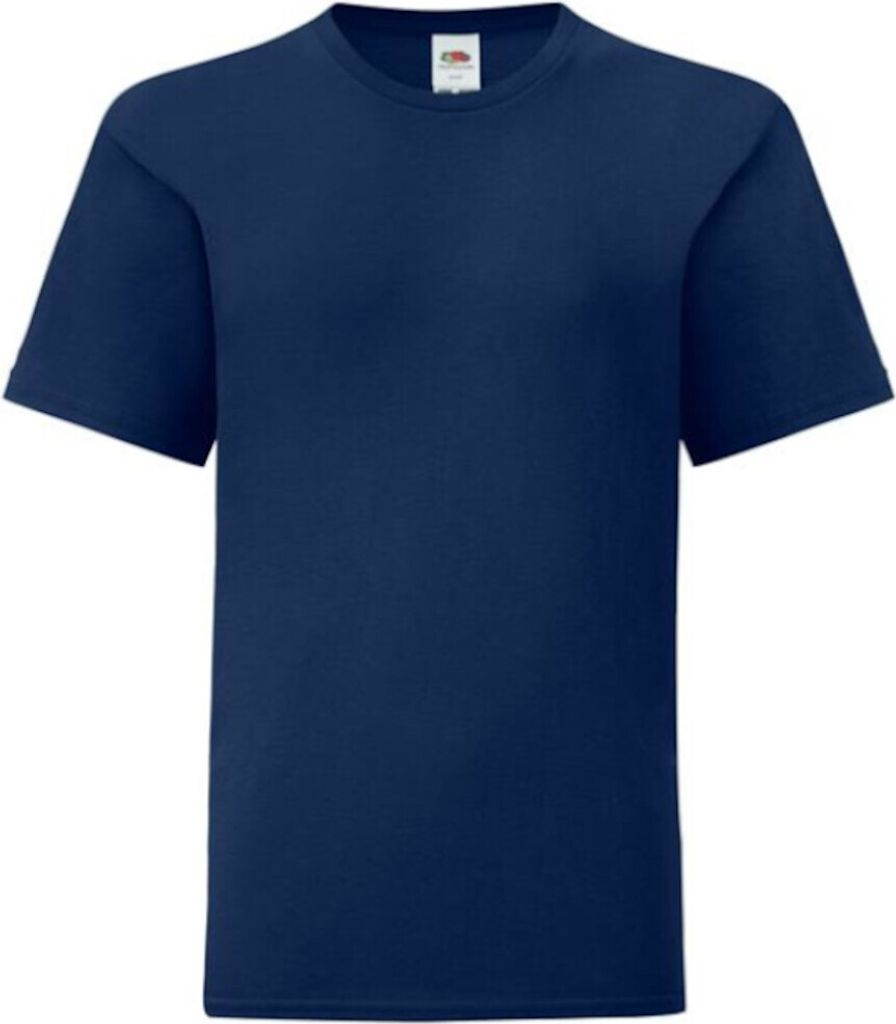 Fruit Of The Loom Jungen Iconic T-Shirt PC3388 (164) (Navy)
