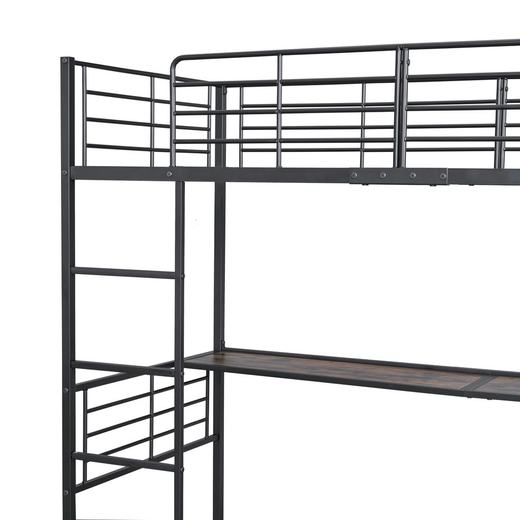 Łóżko piętrowe Flieks 90x200cm z szafą, łóżko młodzieżowe Zdjęcie produktu 7