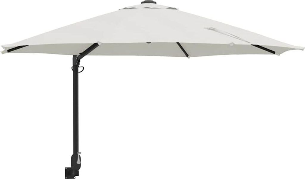 Garten-Sonnenschirm Sand 248 x 248 x 148 cm Polyester und Stahl