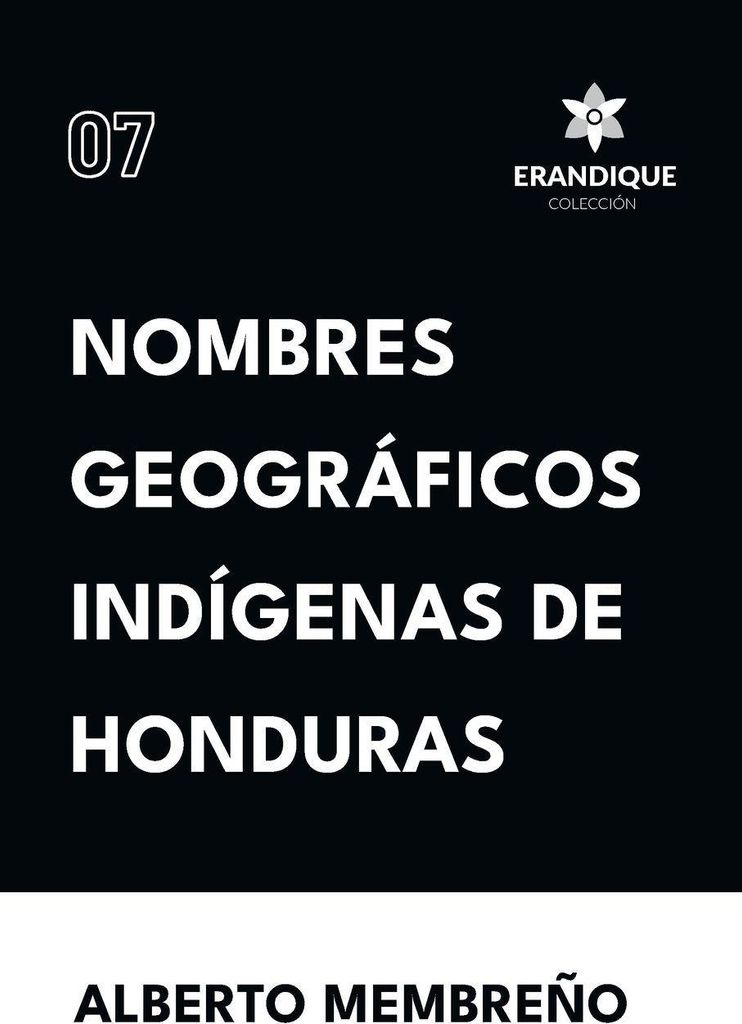 Nombres Geográficos Indígenas de Honduras