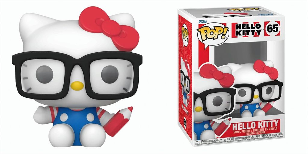 Hello Kitty POP! Sanrio Vinyl Figur Hello Kitty Nerd 9 cm Produktbild 