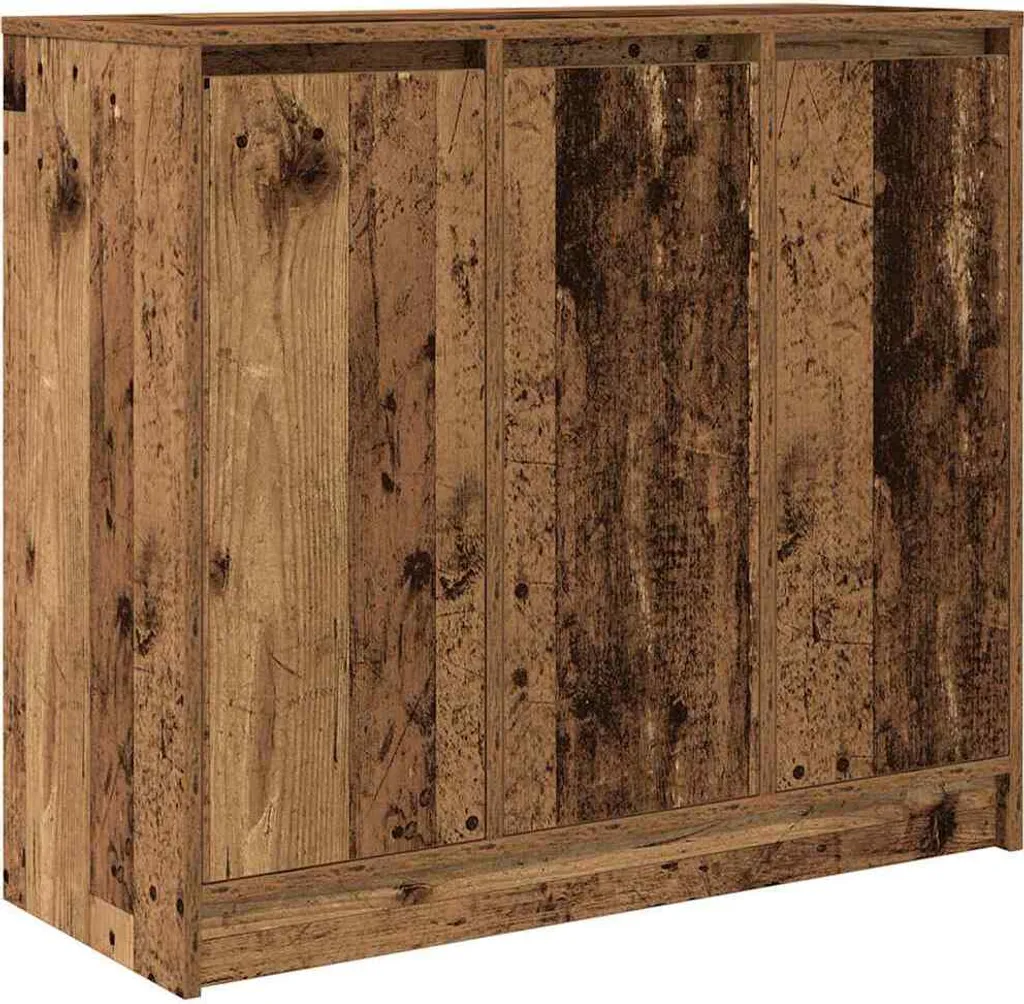 Credenza Eco-Friendly Legno di Recupero 85 cm - Arredo Sostenibile