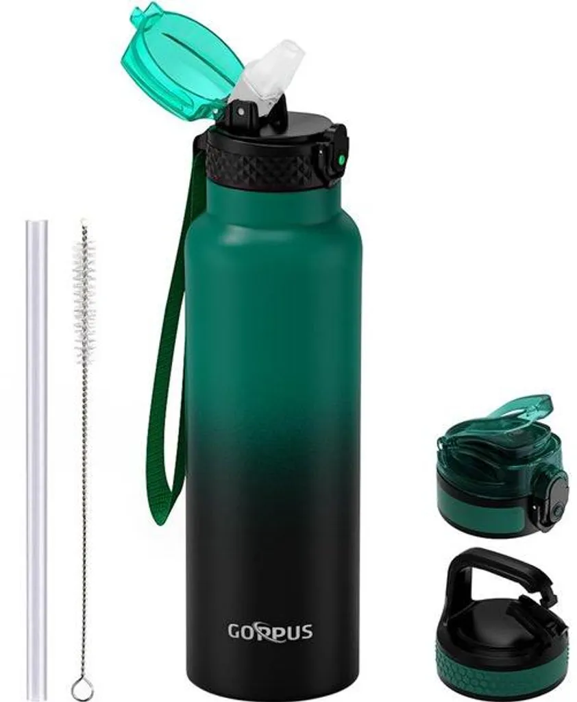 Bouteille de voyage 750ml isotherme pour randonnée et activités outdoor