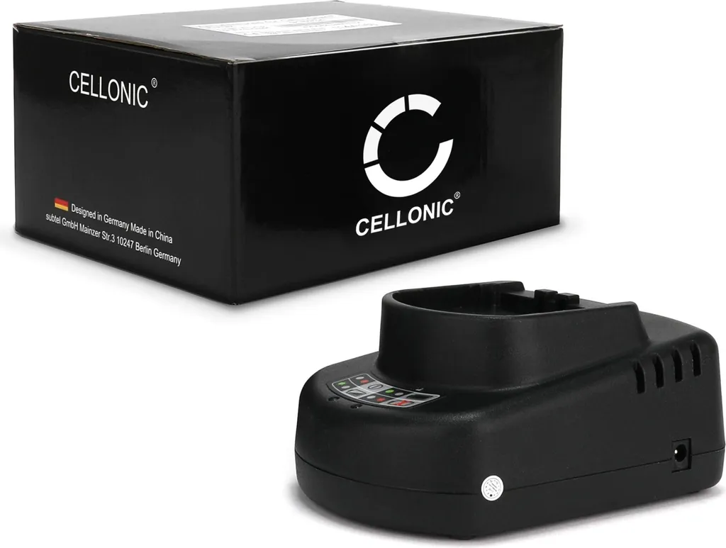 CELLONIC Chargeur 12V 14.4V 18V pour Perceuse et Visseuse Sans Fil