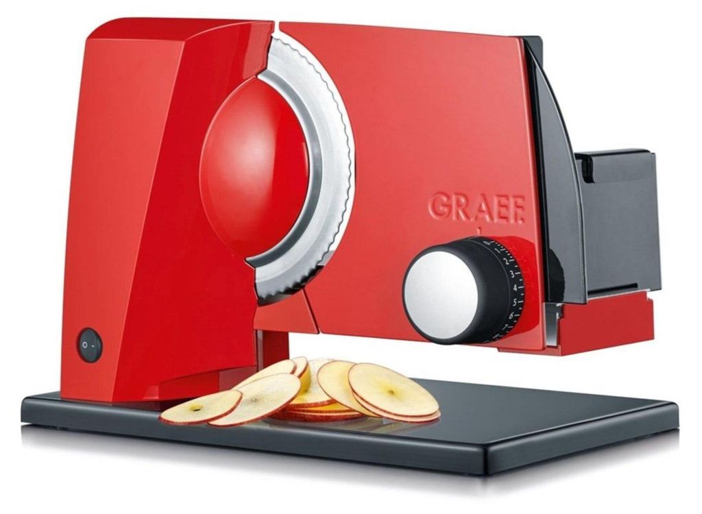 GRAEF Allesschneider mit Platte Linie 110 rot Produktbild 