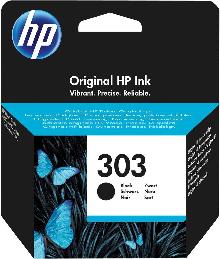 Originálna čierna atramentová kazeta HP 303 Obrázok produktu