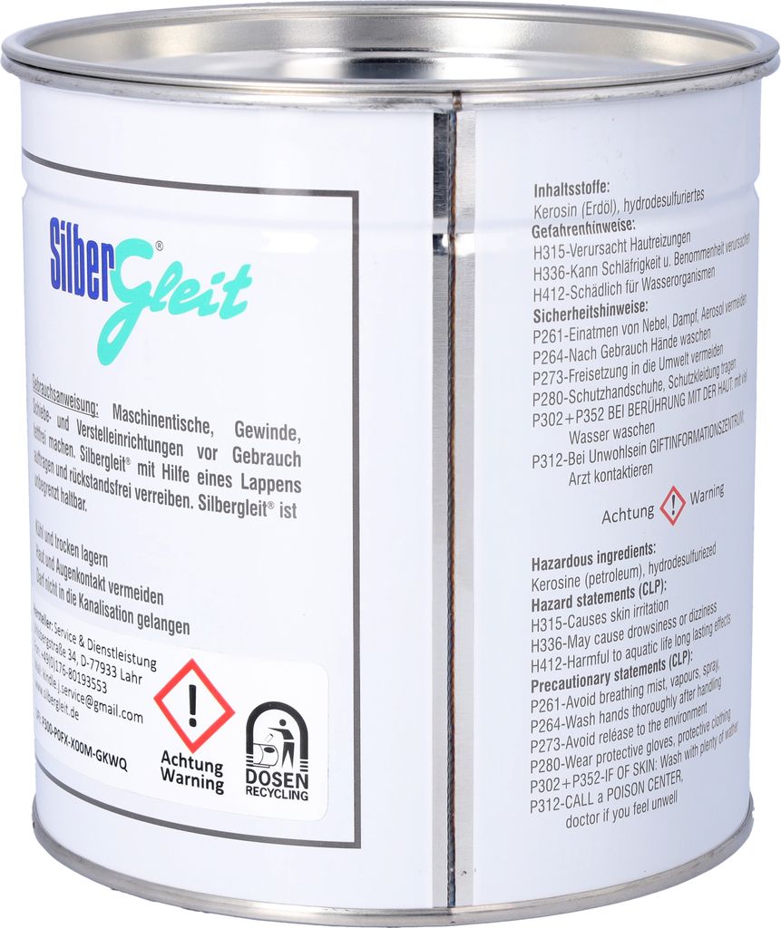 silbergleit gleitmittel Silbergleit Gleitmittel Holzgleitmittel Paste 1000 ml Holzbearbeitung Hobel