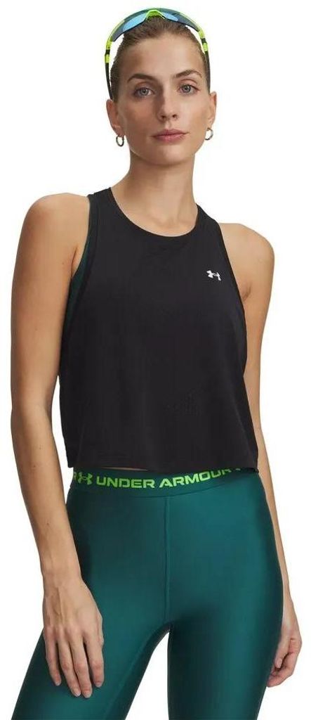 Under Armour Tech Sport Mesh Crop Tank - black, Größe:S