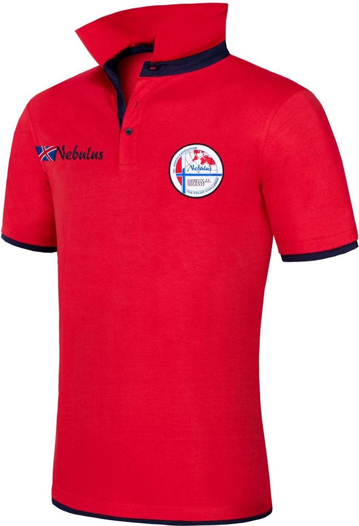Nebulus Poloshirt VOIT Herren, Shirt, Sweatshirt, Polo, P4024 - Herren, rot, XXL