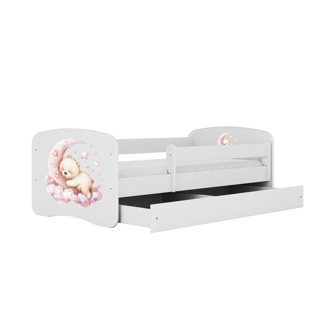 Kocot Kids Kinderbett Babydreams Traum mit Schublade 140x70 cm mit Matratze in weiß
